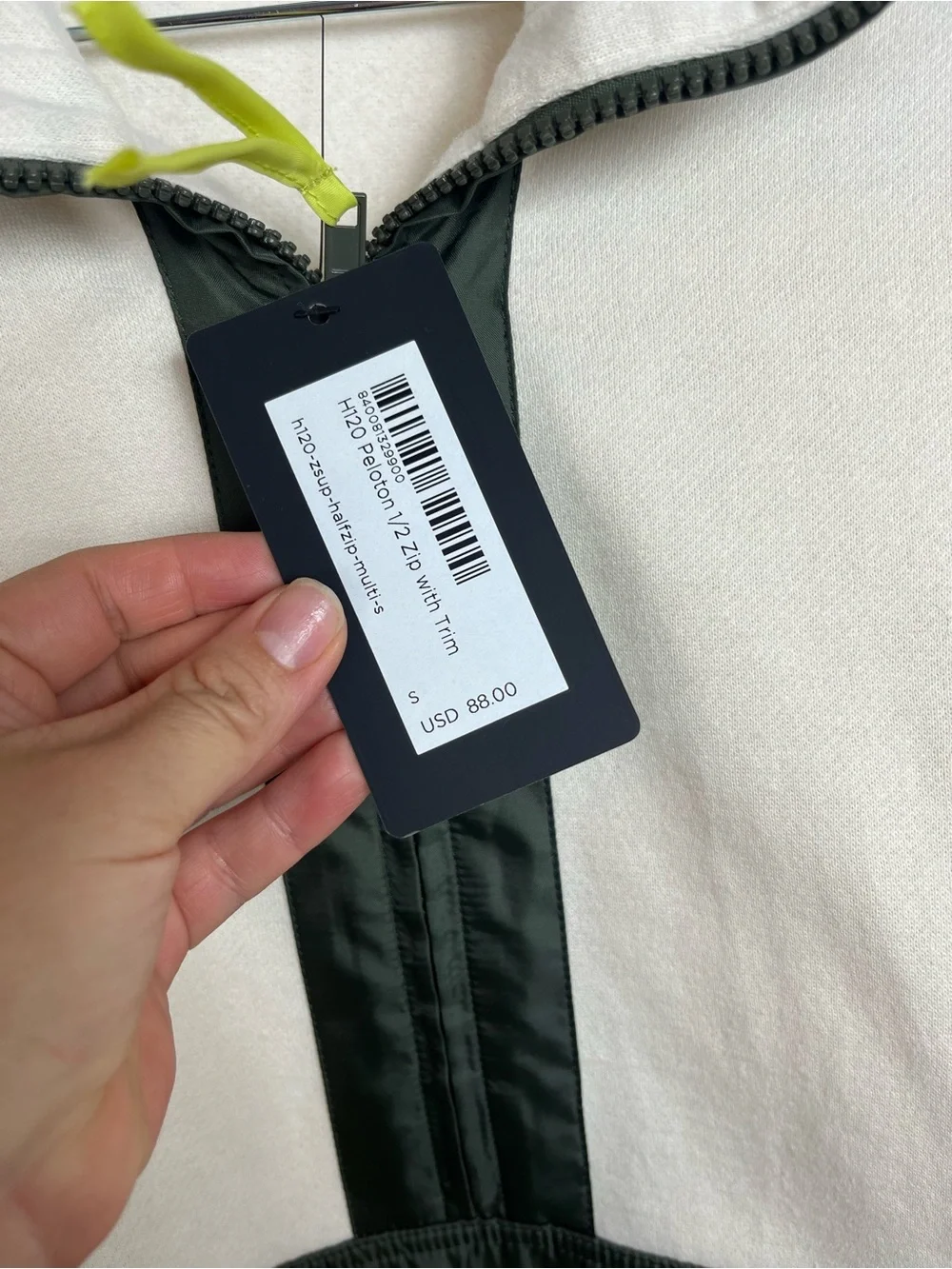 Peloton Women’s H120 1/2 Zip With Trim Sweatshirt Size S